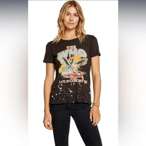 the Who band tshirt by chaser size small EDGY FEMININE